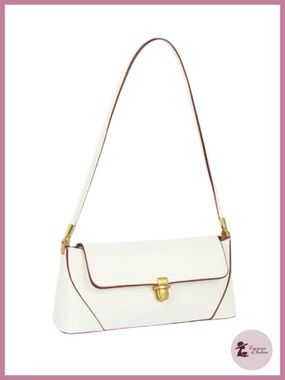 NWT Baguette Push-Lock Flap Shoulder Bag